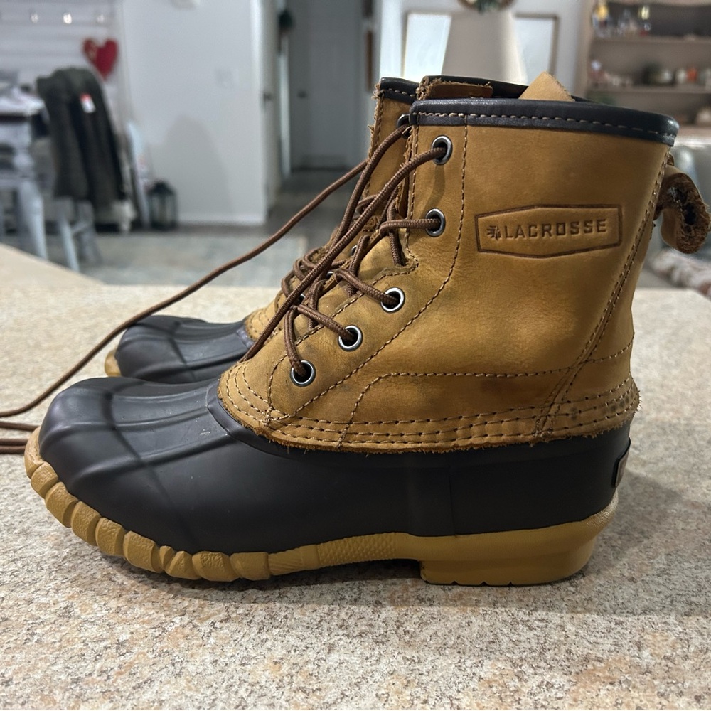 SOLD on Facebook LaCrosse Brown and Black Outdoor Boots